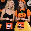Large Capacity Halloween Favor Bag With Eerie Designs Thin Pliable Storage For Trick Otherwise Treat
