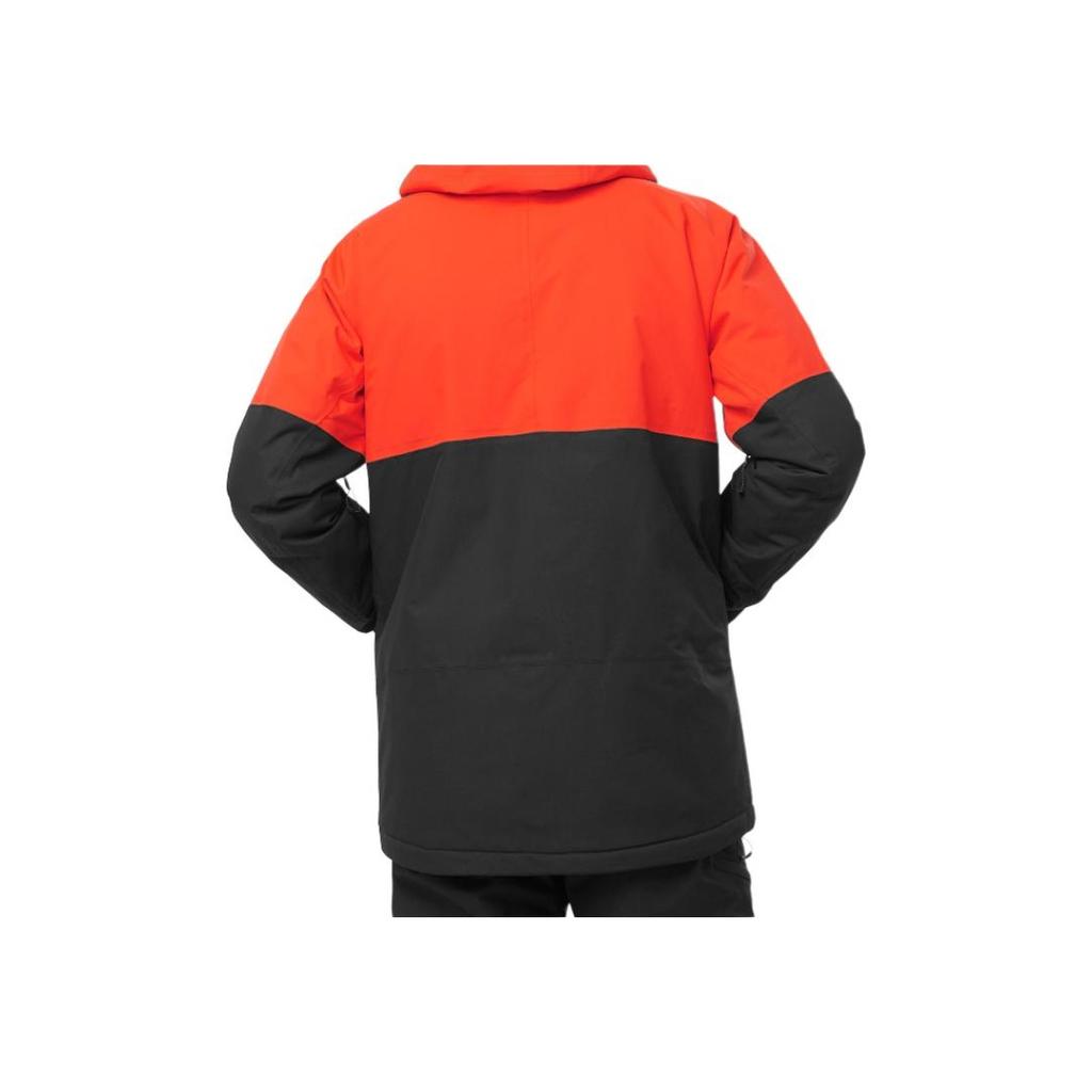 Salomon Color Block Hooded Zip-Up Drop Shoulder Long Sleeve Jacket Men Jacket Red LC2331000