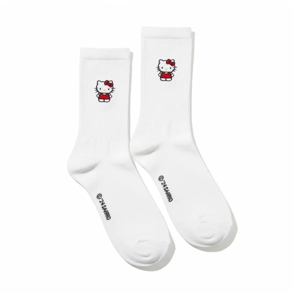 Sanrio Unisex Authentic Character Socks White Hello Kitty