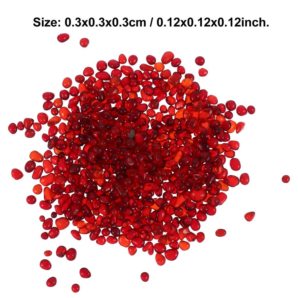 Crystal Stone Aquarium Gravel Fish Tank Rocks Brown Aquarium Stone Glass Decor Transparent Non Float Safe Pets