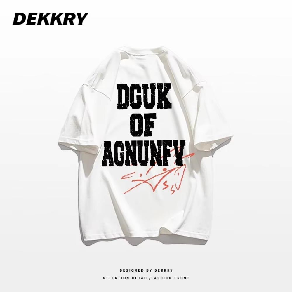 Summer Fashion Heavyweight Retro Men's Skull Head 100% Cotton Printed Round Neck High Quality Casual Fitness Street T-shirt