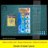 Leather & Rubber Cutting Tool Set: Rotary Cutter, Taper Ruler, Trapezoidal Ruler, and Cutting Mat