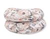 Pregnancy pillow type C removable cover pillow for pregnant women, for feeding - sepia roses