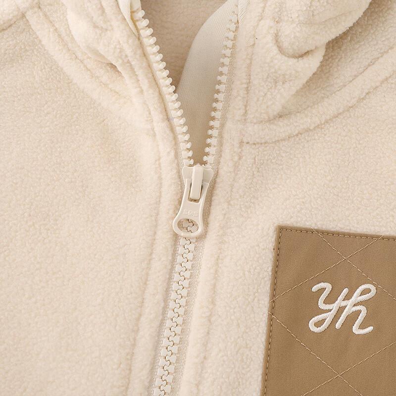 YEEHOO Boys' Hooded Color-Block Outdoor Winter Jacket