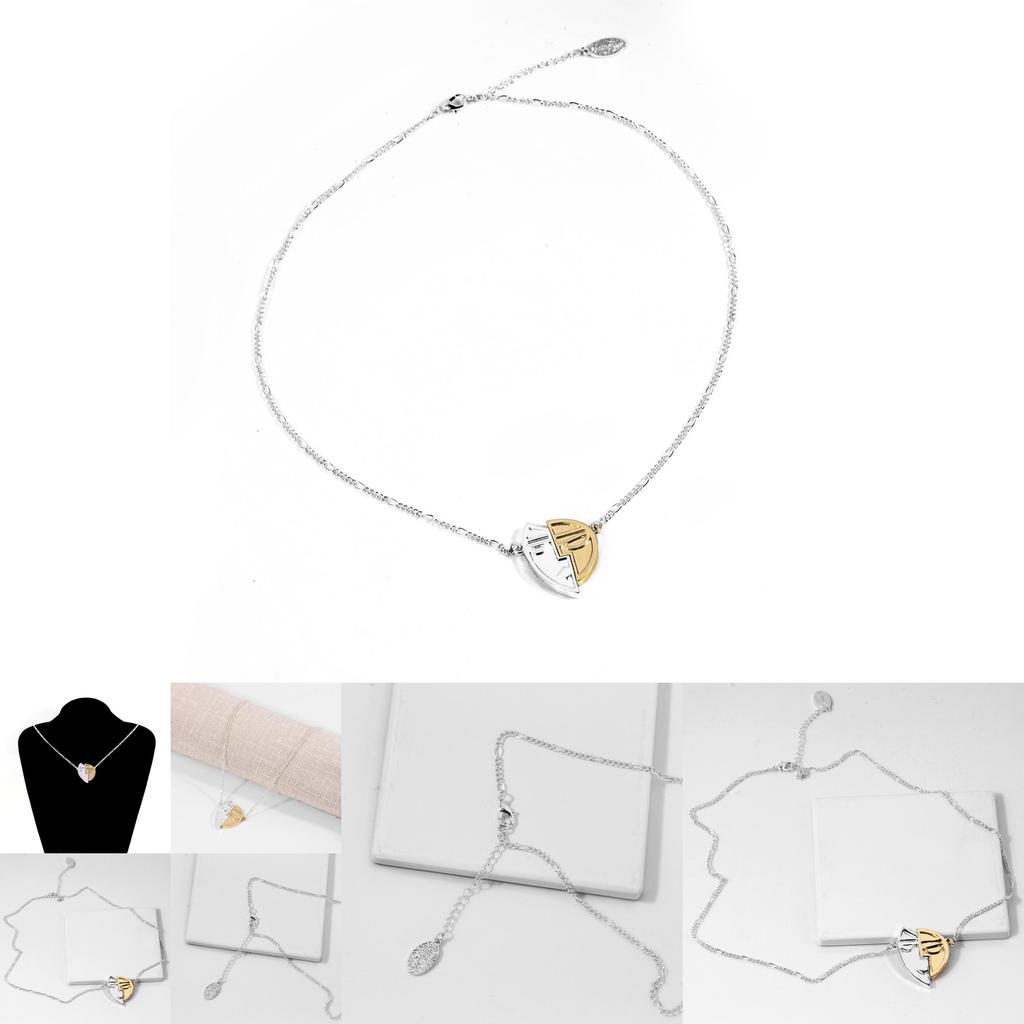 Creative 2021 Fashionable Minimalist Heart Shaped Necklace For Women With Unique Plating