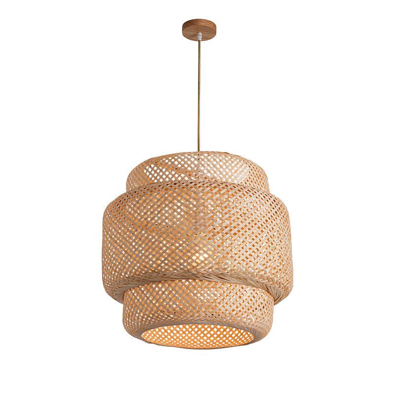 Bamboo chandelier restaurant cafe bamboo chandelier farmhouse style living room bedroom simple bamboo chandelier