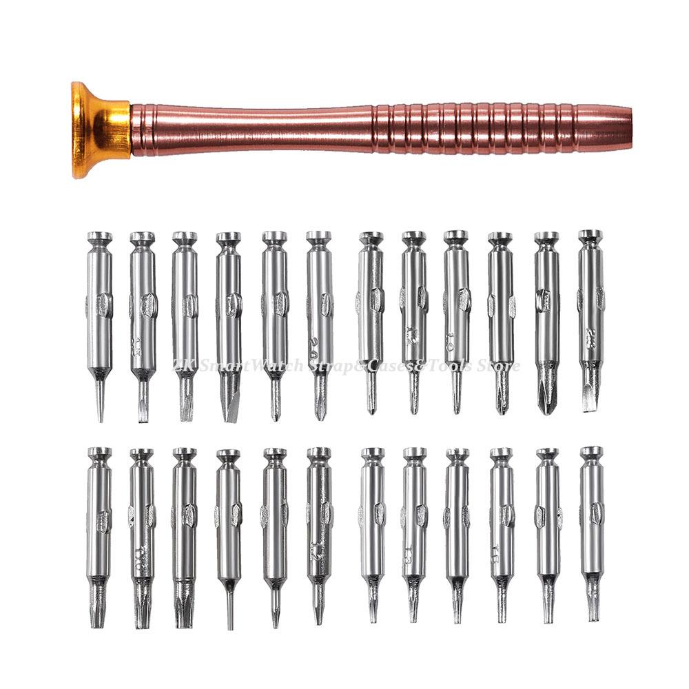 Mini Precision Screwdriver Set 25 in 1 Electronic Torx Screwdriver Opening Repair Tools Kit for iPhone Watch Tablet PCCamera