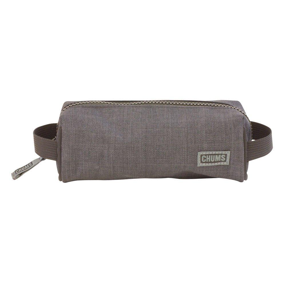 CHUMS Overnighter Small Item Pencil Makeup Pouch with Black Pouch, Case, Holder, Case, Gusset, Travel, (54157)