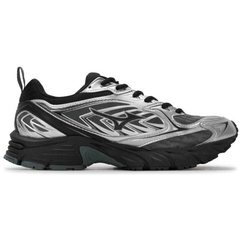 Mizuno Fiji V2 Retro Funktionell Langlebig Atmungsaktiv Stützend Low-Top Lässig Urbanes Pendeln Laufschuhe Unisex Sneaker Schwarz D1GH241504