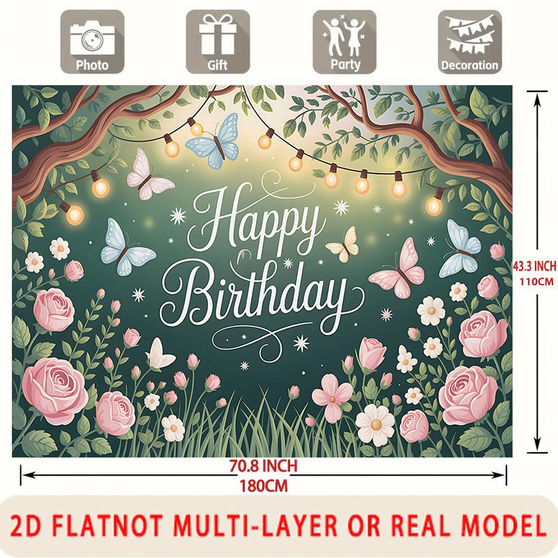 Party Backdrop Multicolor Photo Booth Background Wall Decor