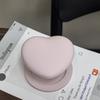 Cute 3D Love Heart Silicone Magnetic Holder Phone Grip Tok Stand Bracket Support For iPhone 17 For Magsafe Accessories Girl Gift