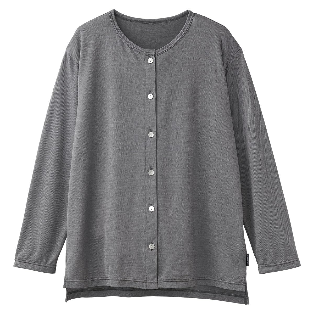 

Venex Comfort Cool Recovery Long Sleeve Cooling Pique One Size Wear, Front-Open Shirt, Touch, Fabric, Women s, Gray, серый