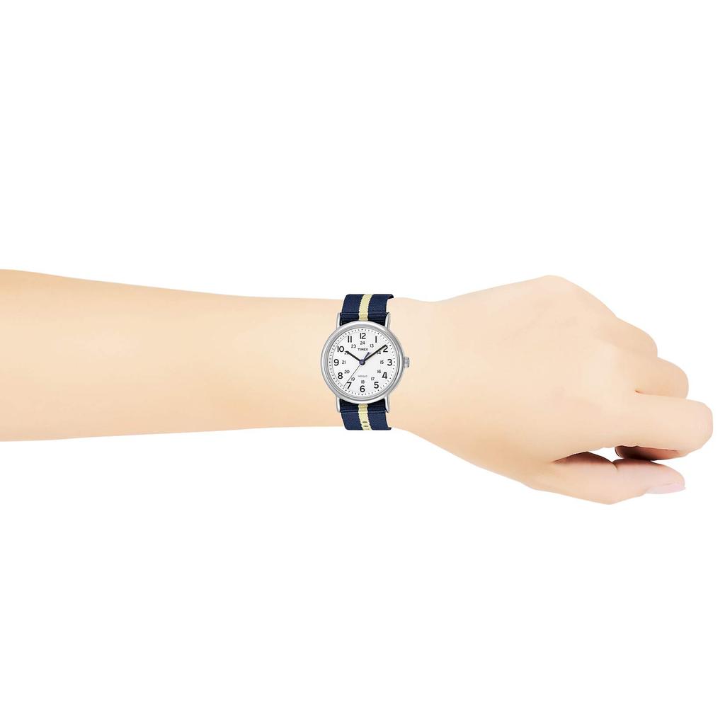 TIMEX Weekender Watch TW2U84500 Blue and White Authentic Product
