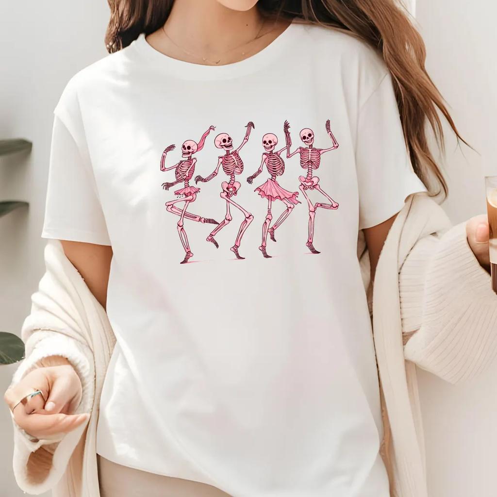 Maternity Halloween Shirt Pregnant Skeleton Baby Tee Ladies Tshirt Casual Short Sleeve FeUnisex Clothing Top Tee Tshirt