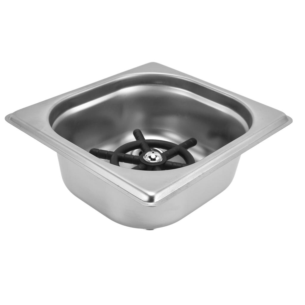 Glass Rinser Stainless Steel Automatic Cup Washer Cleaner for Bar Pub Restaurant Coffee Shop Hotel