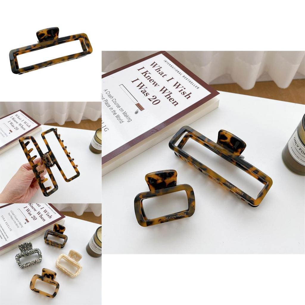 Vintage Inspired Stylish Acetate Hair Claw Clip For Women In Various Colors