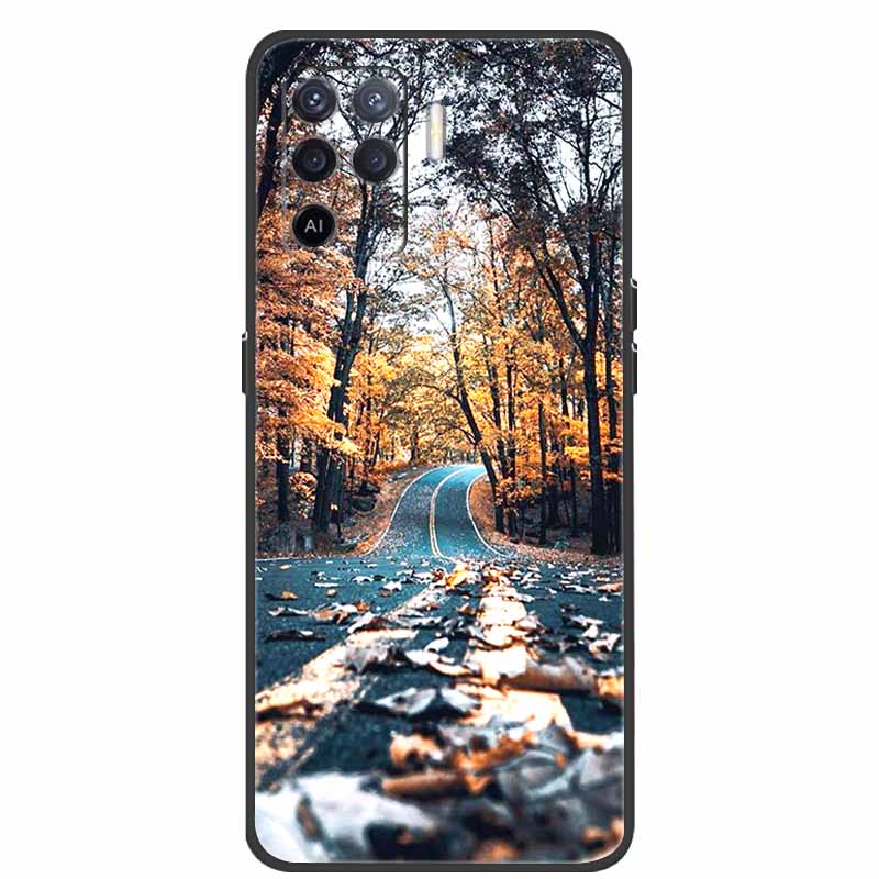 For Coque OPPO Reno5 Lite Case Shockproof Soft silicone TPU Back Cover For Oppo Reno 5Z 5 Lite Phone Case 5Lite CPH2205 Fundas