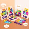 Alphabet Puzzle Wooden Children's Educational Toys Children's Gift Development Brain
