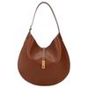 Adjustable Shoulder Strap Leather Tote Bag Large Women Handbags Dark-Brown 428867518009