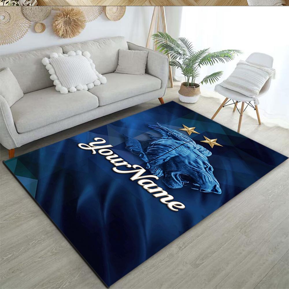 Fc Zenit Saint‑petersburg 55 Customizable Name Carpet Perfect for Game Room Dining Room Bedrooms Balcony Antislip Carpet Anime Office Decor