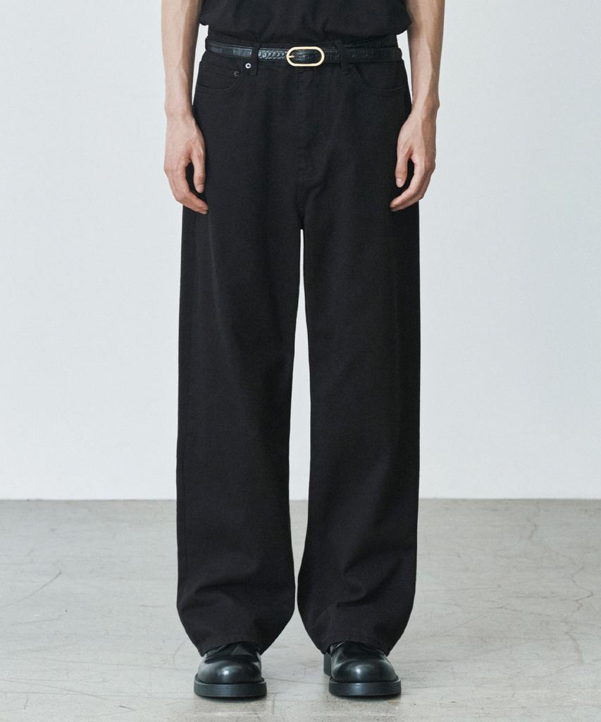 Beulaendideu 1765 Soft Black Jeans [Extra Wide Straight]
