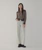 Bobeu Belted Semi-Wide Denim Pants_Light Gray 7156155001