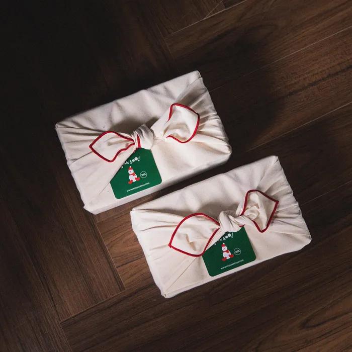 [Bojagi Gift Set] 3 Pairs of Cable Knit Wool Socks rssw041