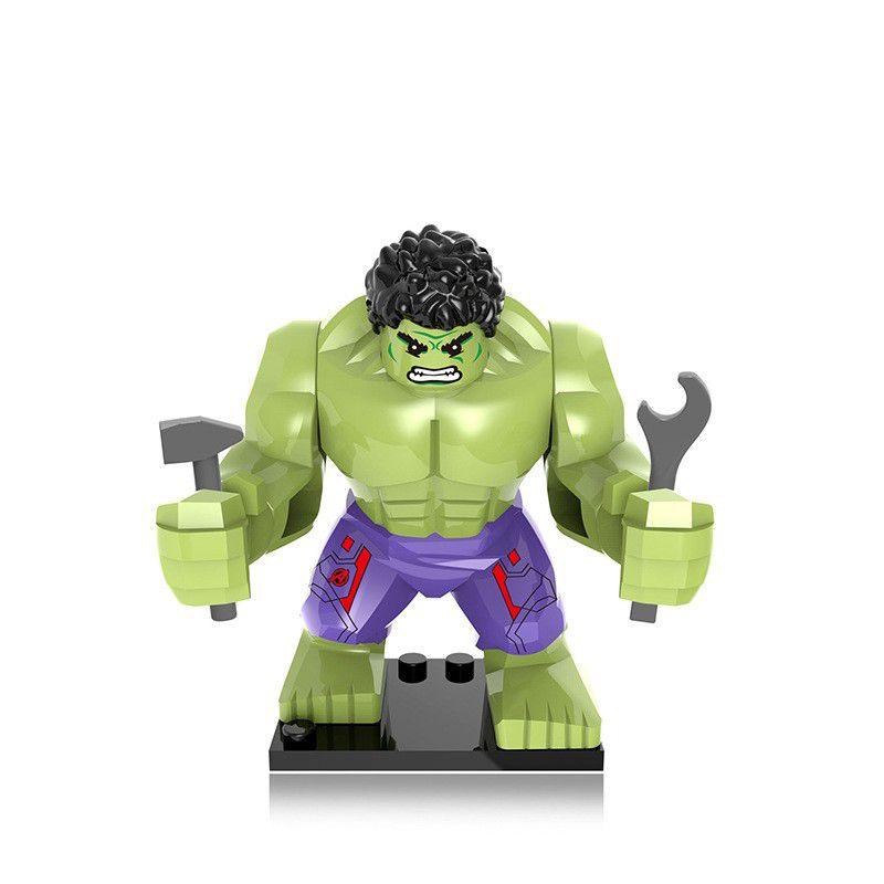 Hulk Super Hero Large Toy Action Mini Figures Building Blocks Durable Abs Plastic Educational Gift For Children Green Color 7cm Size