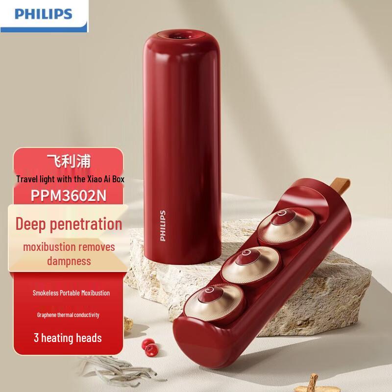 Philips PPM3602N Portable Herbal Heat Massager