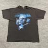 T-shirt Vintage Eric Clapton Guitar World-Tour 1998 XL 23x28 Noir