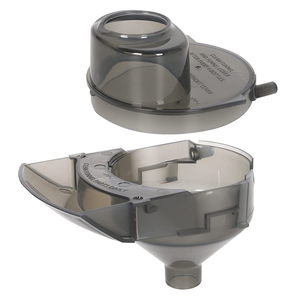 

Aquaflosser 2 шт. Запасной для Baby Brezza Formula Pro Advanced FRP0046 Запасная воронка и крышка Совместим с серым, серым, воронка 01 5x4 серый