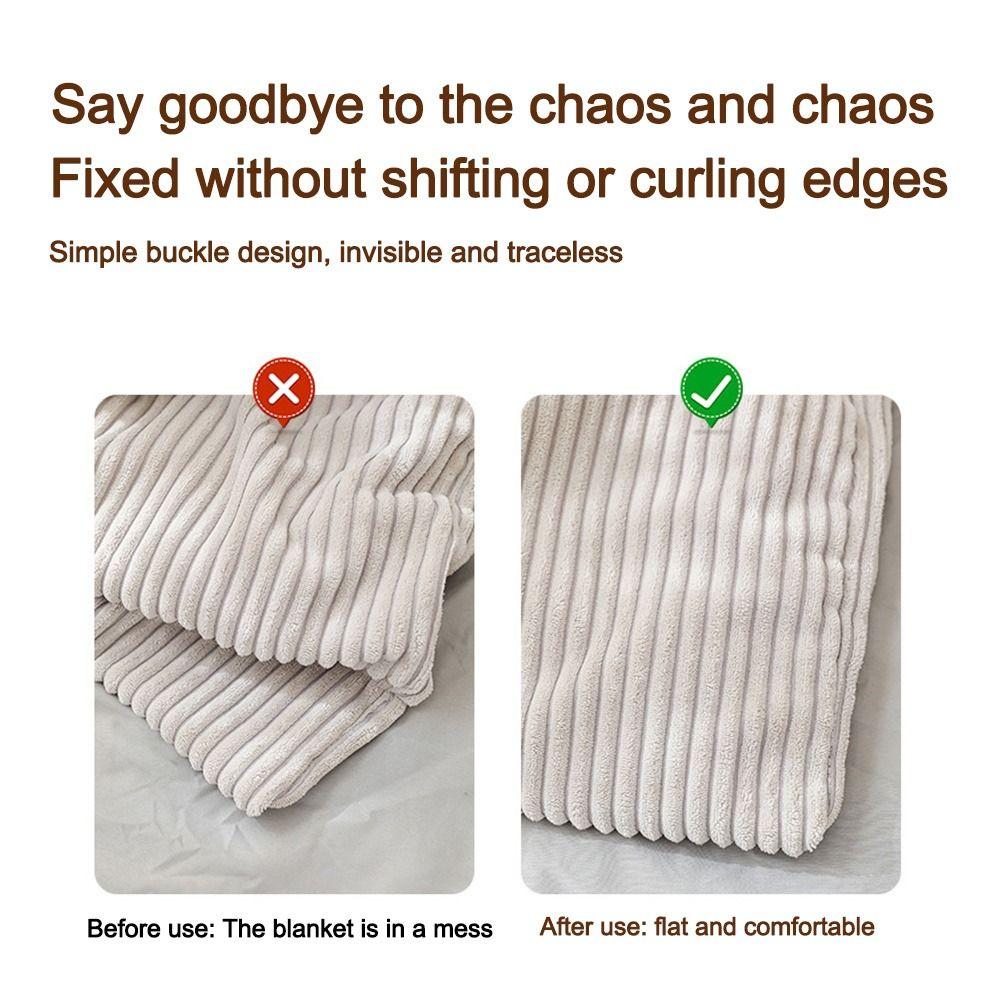8/12Pcs Multifunctional Duvet Cover Snap Clips Mattress Cover Fixed Button  Bedding Supplies