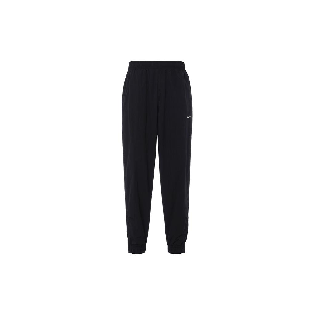 Nike Solid Color Logo Print Elastic Waist Joggers Men Bottoms Black DQ6572-010