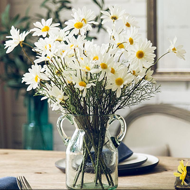 5 Head Gerbera Small Daisy Cosmos High-grade Artificial Flower Small Wild Chrysanthemum Fake Daisy