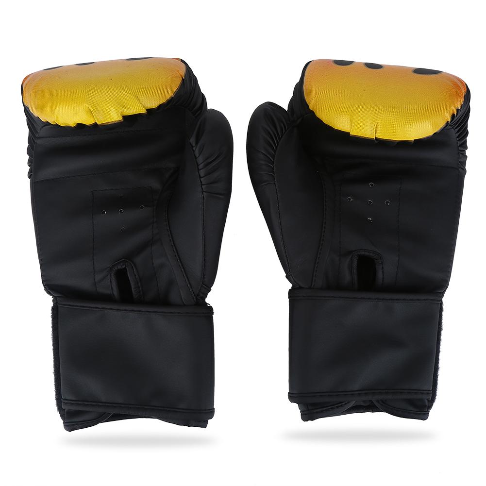 Adult Boxing Fighting Muay Thai Sparring Punching Kickboxing Grappling Sandbag Gloves Black