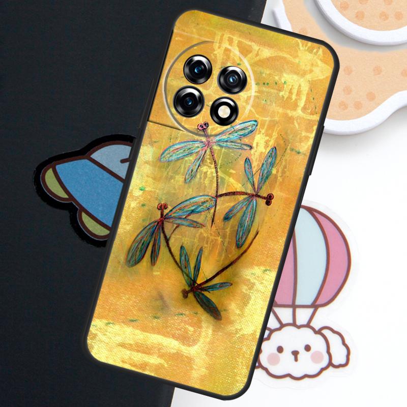 Dragonfly Case For OnePlus Nord CE 5 3 4 Lite N20 N30 OnePlus 15R 10T 12R 13R 15 13 12 11 10 Pro Cover