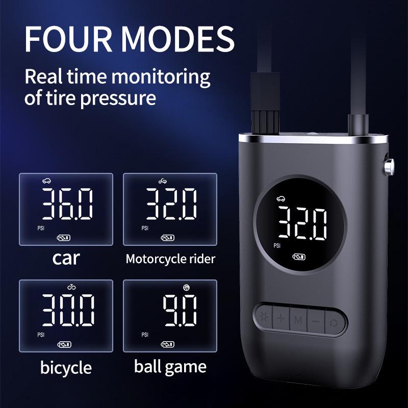 Portable Mini Wireless Car Tire Air Pump