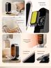 Compact Silent Desktop Electric Heater: Fast & Efficient Warmth for Home or Office