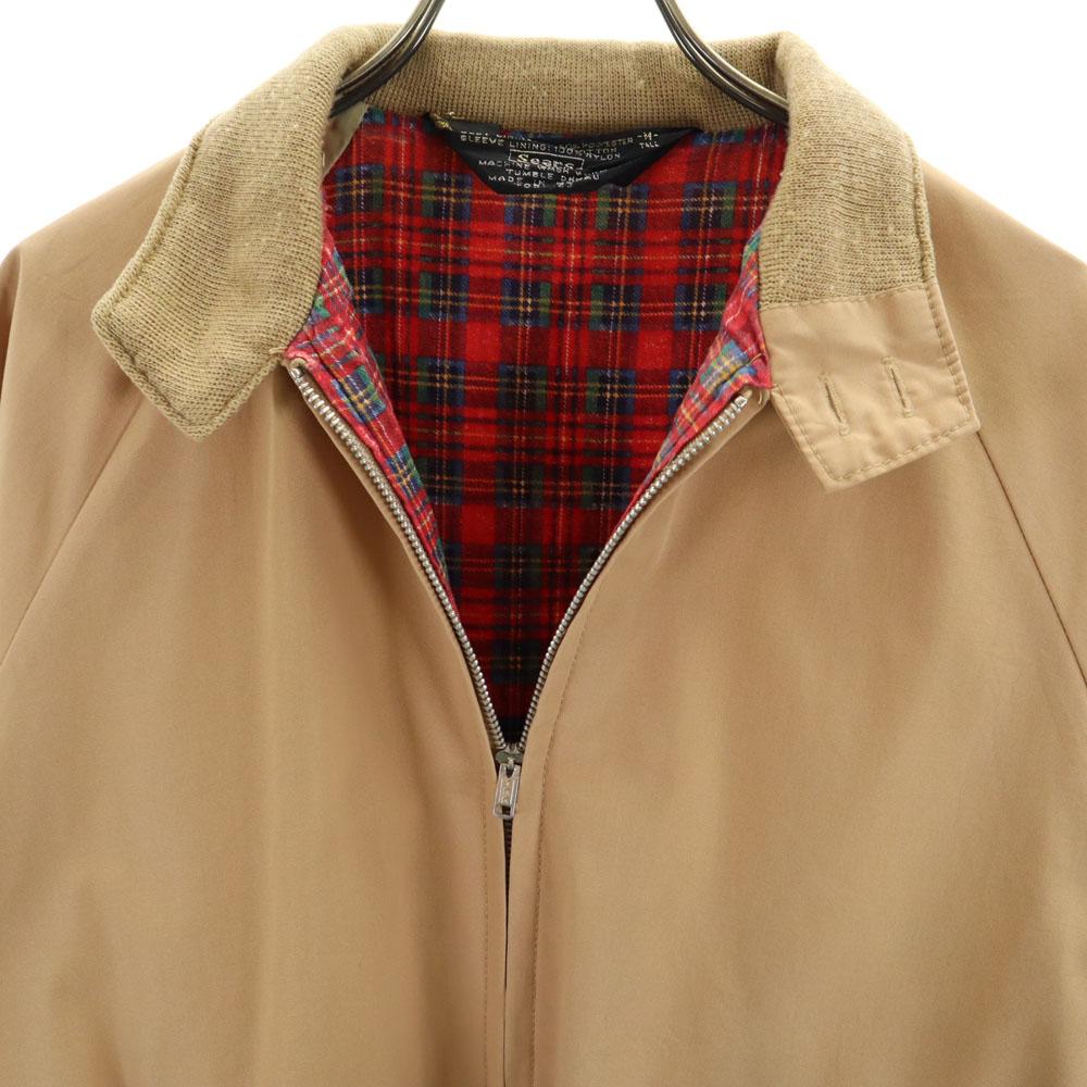 Sears 70s Vintage Swing Top M Beige Harrington Jacket Men's Used
