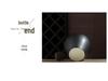 Black Ceramic Flower Vase - New Chinese Style Tabletop Home Decor Ornament