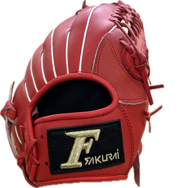 Falcon Soft Baseball Glove LH Size S FG-6003 General-Purpose (Right-Handed Throw) Red,