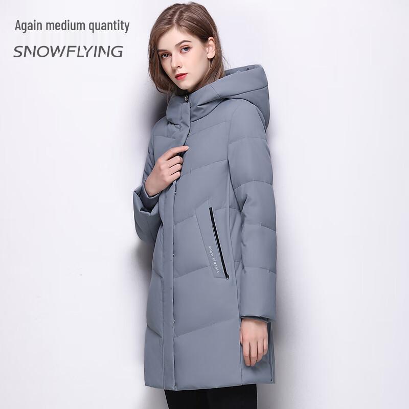 

Xuezhongfei Women s Mid-Length Hooded Down Jacket M