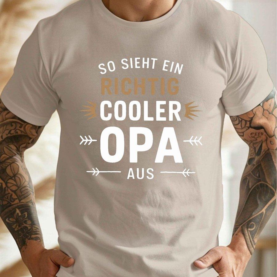 Opa Bold Print Unisexs Round Crew Neck Short Sleeve Tee Casual Tshirtcasual Comfy Lightweight Top For Summer