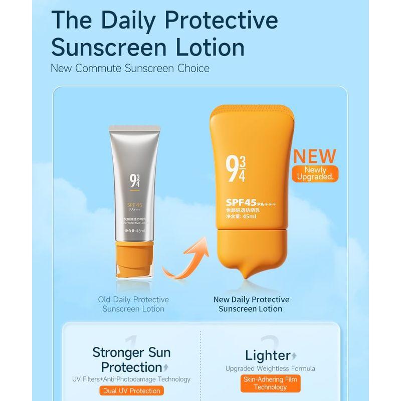 934 - Daily Protective Sunscreen Lotion SPF 45 PA+++
