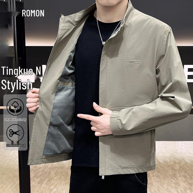 Romon Men s Spring Autumn Casual Outdoor Jacket 2XL