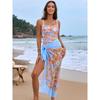 New Small Floral One-piece Swimsuit Women's Swimsuit Set Popular One-piece Swimsuit
