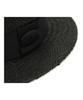 Black Flat Short Panama Hat