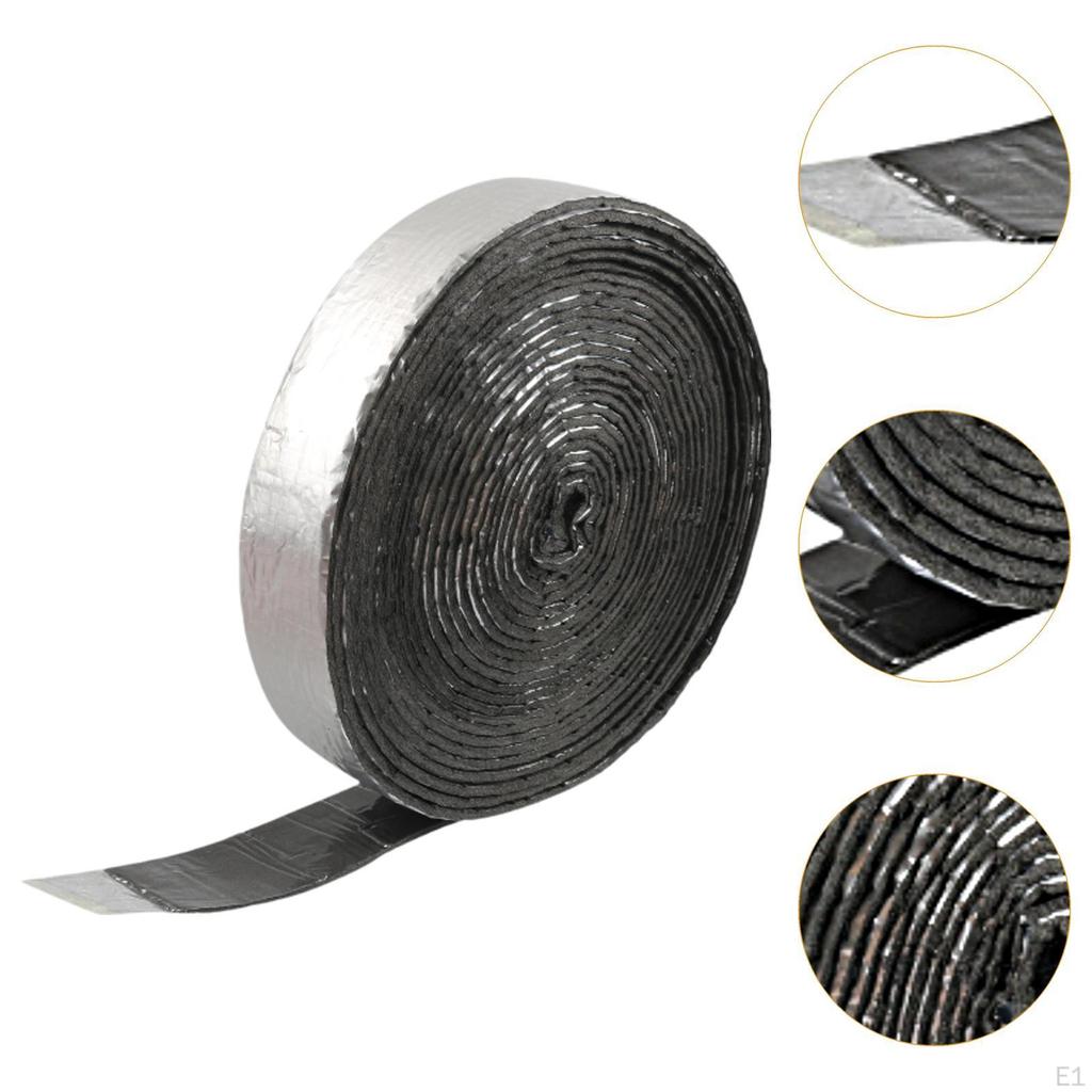 Pipe Wrap Insulation 10MX4.8cm Freeze Protection Foil Self Adhesion Tape for Outdoor