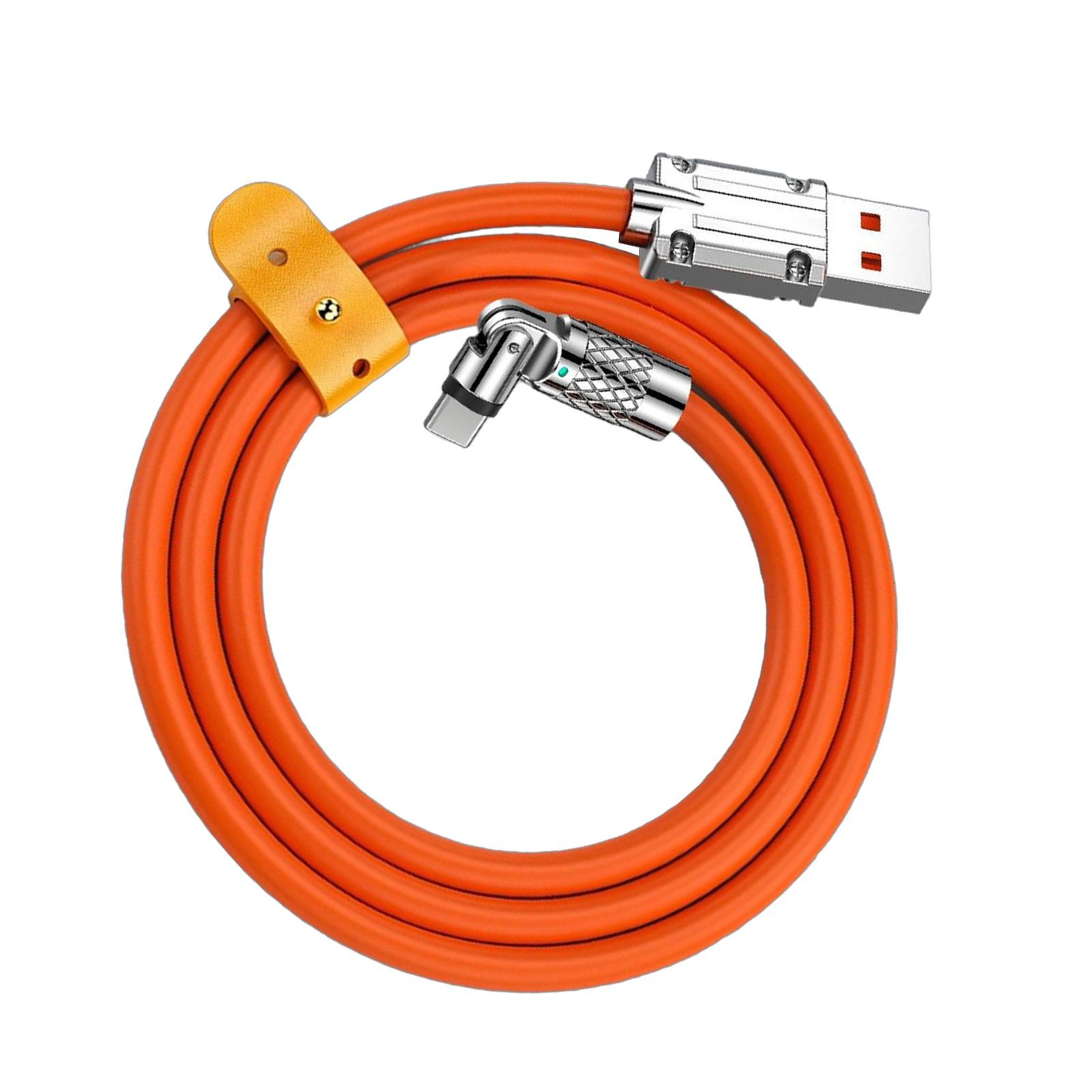

Кабель USB C с поворотом на 540 градусов Кабель USB-USB C 120 Вт Кабель для быстрой зарядки USB C Зарядный шнур USB C 1M