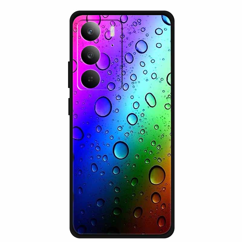 Cover per Realme C75 RMX3941 C75X 4G Posteriore Morbida in Silicone Colorata Lusso TPU Custodia Telefono C 75 Bumper Girly Gradiente Viola